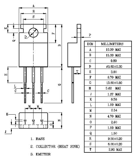 tip42c參數,tip42c引腳圖電路圖,tip42c