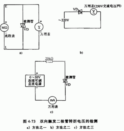 雙向觸發二極管檢測