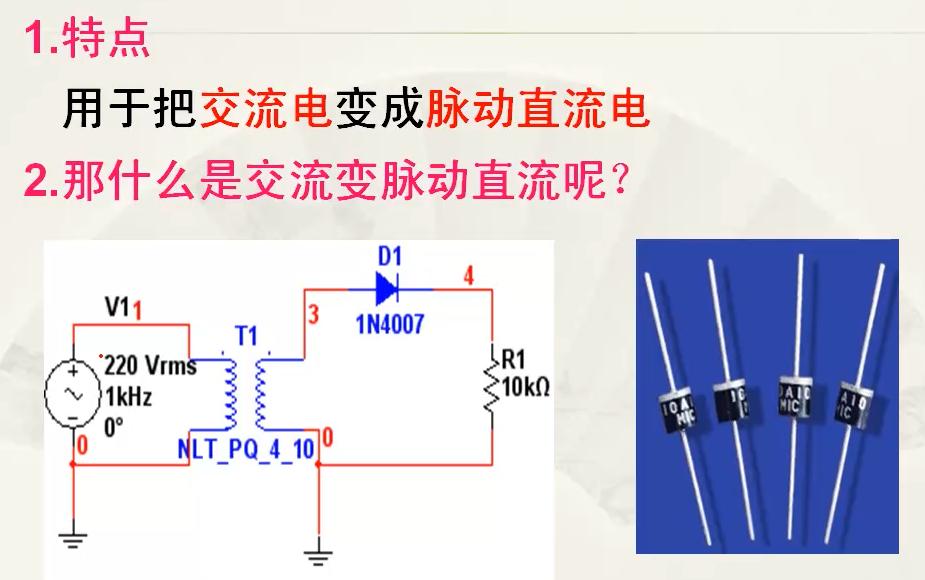 穩(wěn)壓二極管 整流二極管 開關(guān)二極管