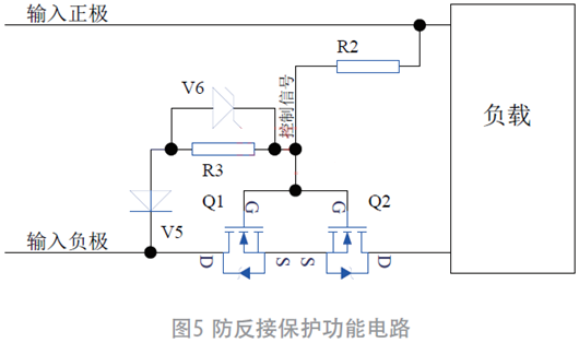 過欠壓、防反接電路