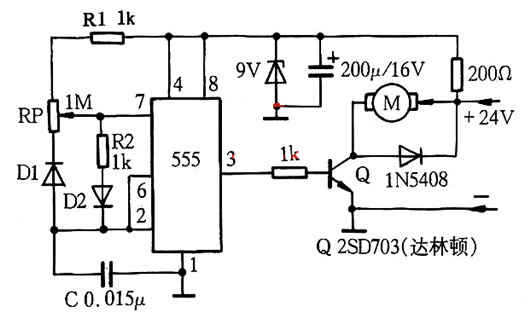 PWM調(diào)速電路