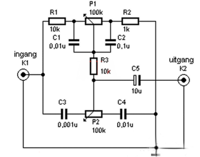 音調(diào)電路圖