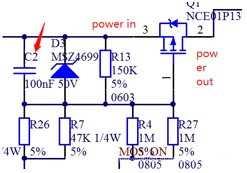 MOSFET 并聯 電容