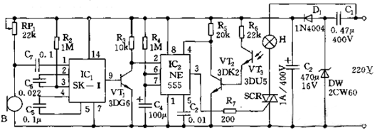 12V延時關閉電路