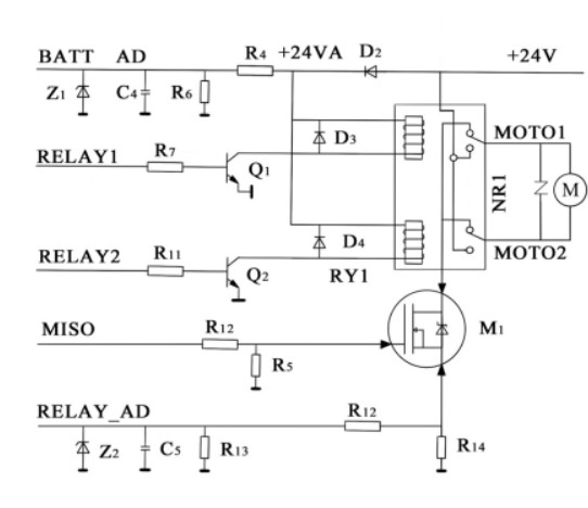 電動車窗 MOS管