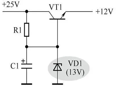 穩壓二極管的應用電路